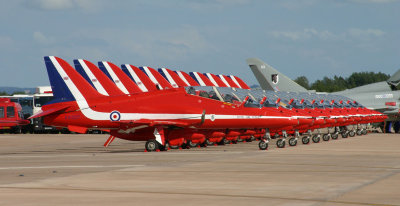 Red Arrows line-up