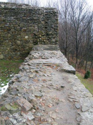 The castle ruins at Lanckorona