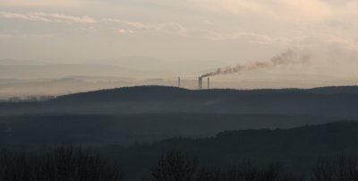 Power station from Kosciuszko Mount