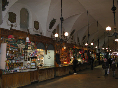 Inside of the Sukiennica