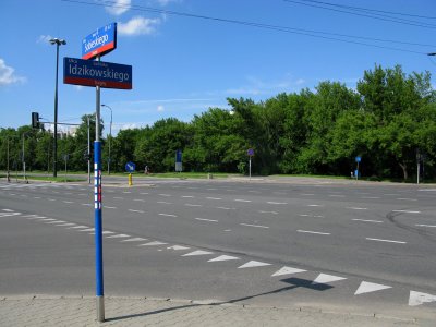 Junction of Idzikowskiego and Sobieskiego on Corpus Christi