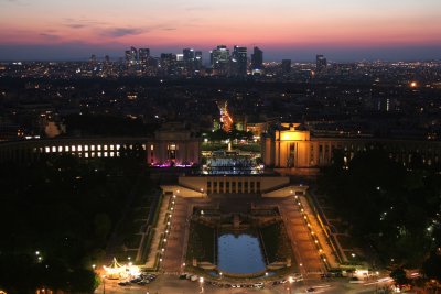 Paris Skyline at night