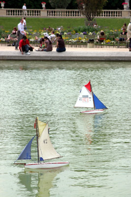 A flotilla on the lake
