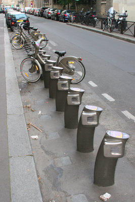 Paris' rent-a-bike system