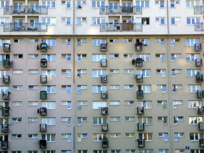 Warsaw apartment block - Mokotow