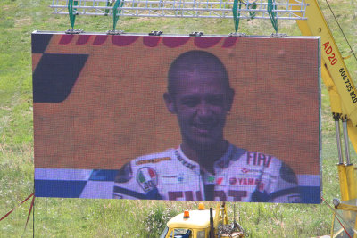 A happy Valentino Rossi