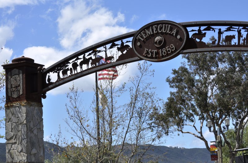 Old Town Temecula Entrance
