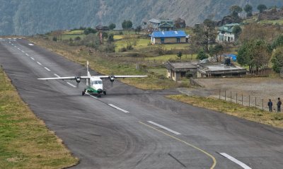 Lukla airport runway
