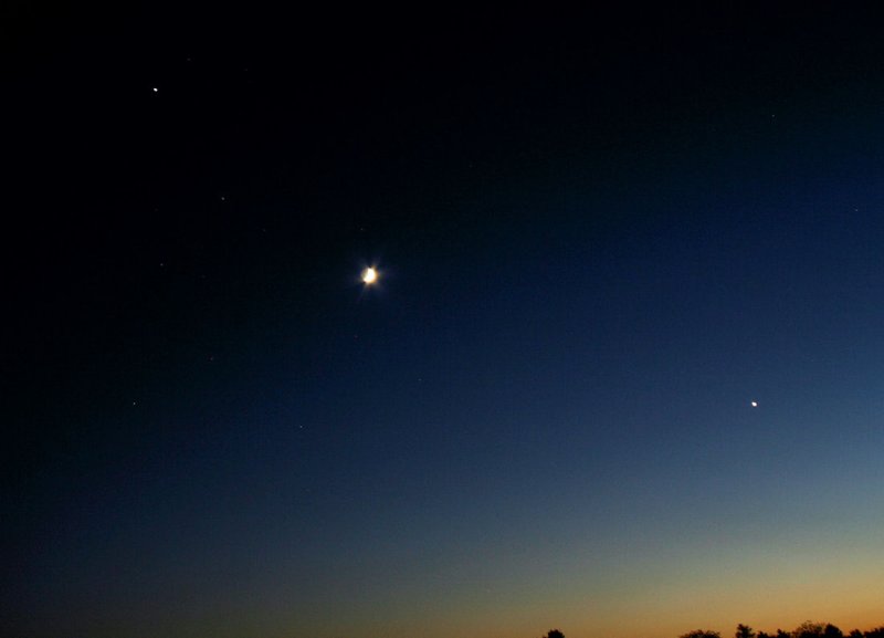 Jupiter &  Moon & Venus, Picture Made 11/02/08