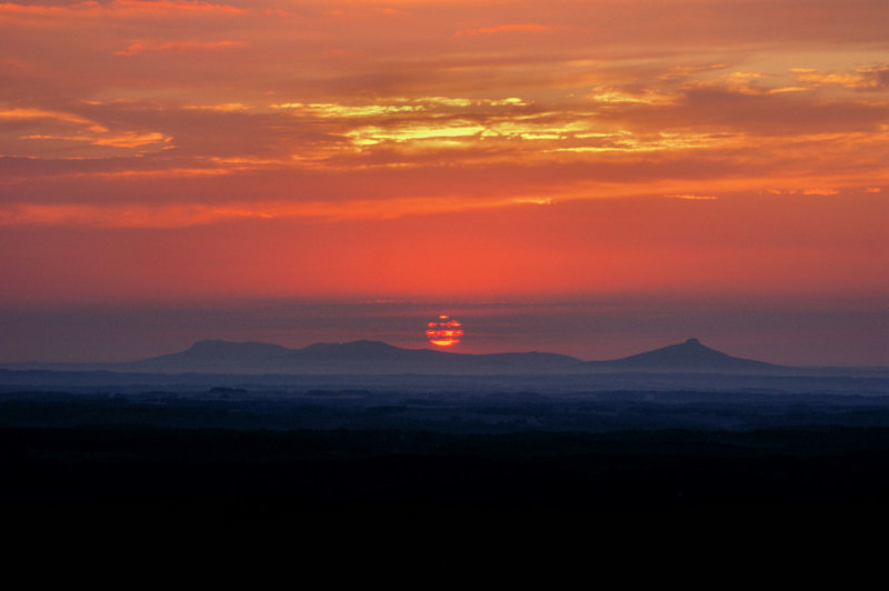 Sun Rise This Morning From Hy 21 Overlook