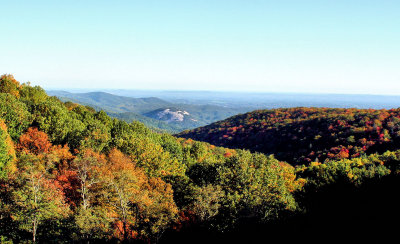 Stone Maintain NC From the Blue Ridge Park Way 10/12/08