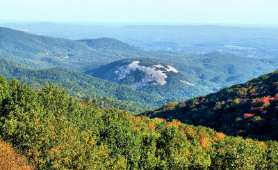 Stone Maintain NC From the Blue Ridge Park Way 10/12/08