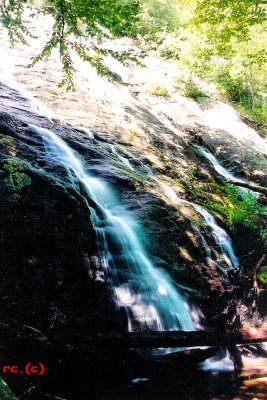 Garden Creek Falls  About 200 Ft . (summer)