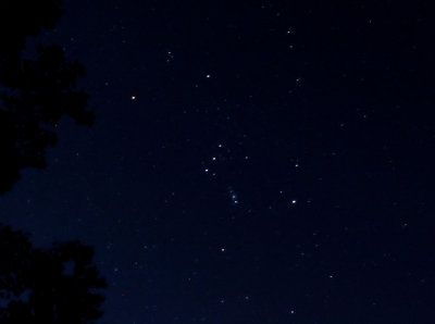 This is The Constellation Orion Picture Made 9/13/08  5:30 AM.