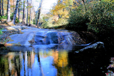 Stone Mt. Creek Falls NO> 9  total drop about 10 Ft. Made 10/29/08