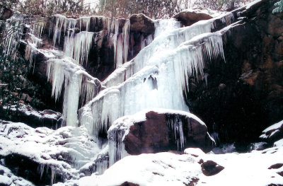 Millstone Falls TN. On Millstone Creek/  Winter