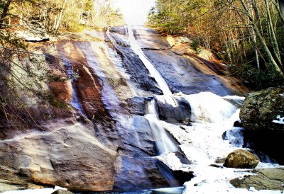 Stone Mountain Falls About 200 Ft./Winter 1/22/08