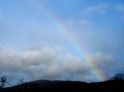 November Rainbows (11/15/08) 2 different rainbow  25 miles apart