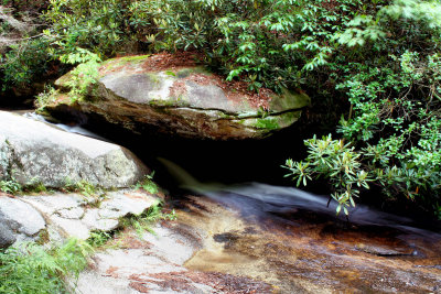 Top Of  Middle Falls On Big Sandy Creek About 40 Ft.