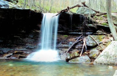 Emory Gap Falls TN. 15 to 20 Ft.