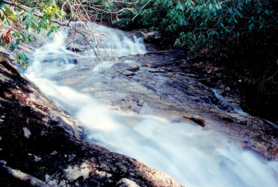 Little Laurel Creek TN, Falls no 4 About 15 to 20 Ft. (Winter)