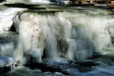 The Falls Of Dismal, About 10 to 12 Ft. Picture made 1/17/09 (it was 3) VA