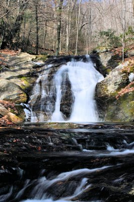 The First  Waterfalls on Garden Cr. 15 to 20 Ft. 2 1/2 hr into the hike