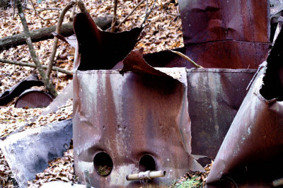 All That left of a large Old Still Wilkes Co. NC On Garden Creek, 2/8/09