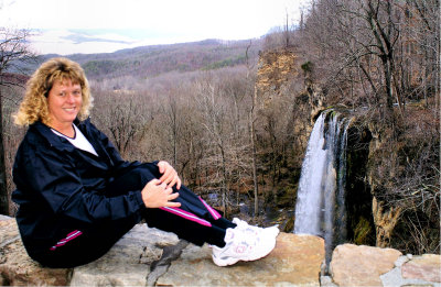 Margie At Falling Spring  Falls