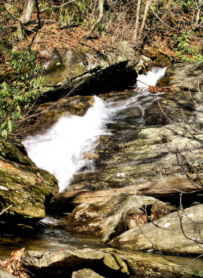 A Cascades on Boulder  about 25 to 30 Ft.