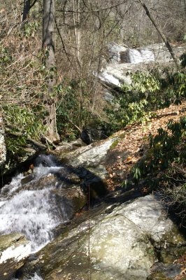 Looking Back At boulder Cr Falls & Cascades About 60 to 70 Ft.New Photo of  Boulder Cr.