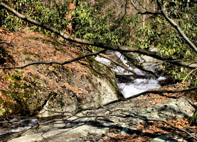 A Cascades/falls on Bullhead Cr 15 to 20 Ft.