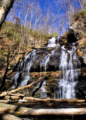 Station Cove Falls SC. 60 Ft,. I Be gone 5 Va. to SC & GA To Photographs Waterfalls