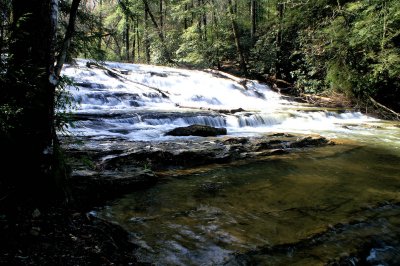 Beginning of Brosstown Falls