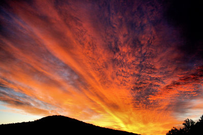 Sunrise over Well Knob This Mourning10/04/09