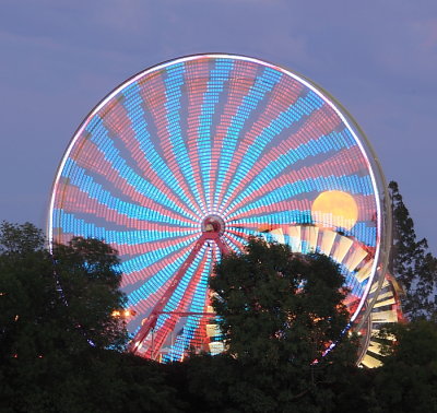 Moonrise at Cal Expo