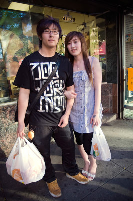 Shopping for groceries