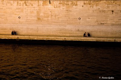 Night along the Seine