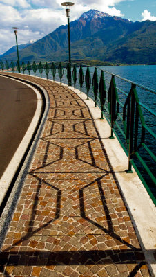 Reflections on Gravedonna walkway