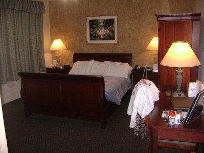 We had EXCELLENT accommodations, at the MacDill Inn, in their Visiting Officer Quarters.  We had a 2-room suite that had this bedroom, and a sitting room that had our private bathroom in between the two rooms.  Very comfortable quarters and excellent staff.  If you ever have the opportunity, stop in and say hi!