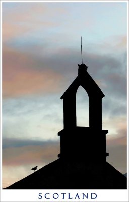 Roofscape at Sunset II