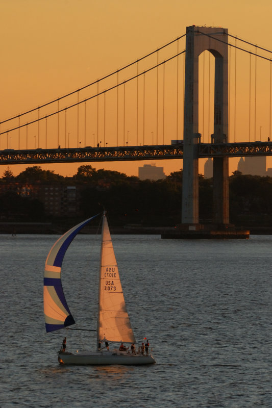 Throgs Neck Bridge- Manhattan Skyline