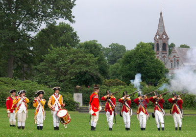 Demonstration by His Majesty's 10th Regiment of Foot