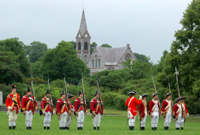 Demonstration by His Majesty's 10th Regiment of Foot