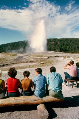 Old Faithful - Yellowstone NP, WY - 1968