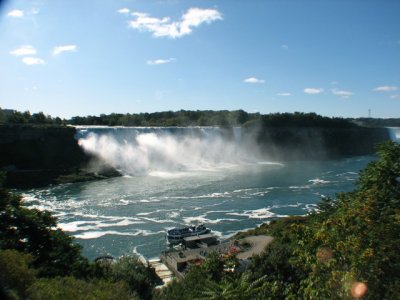 The falls in the daytime