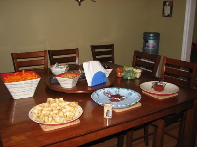 Look at all the food!!