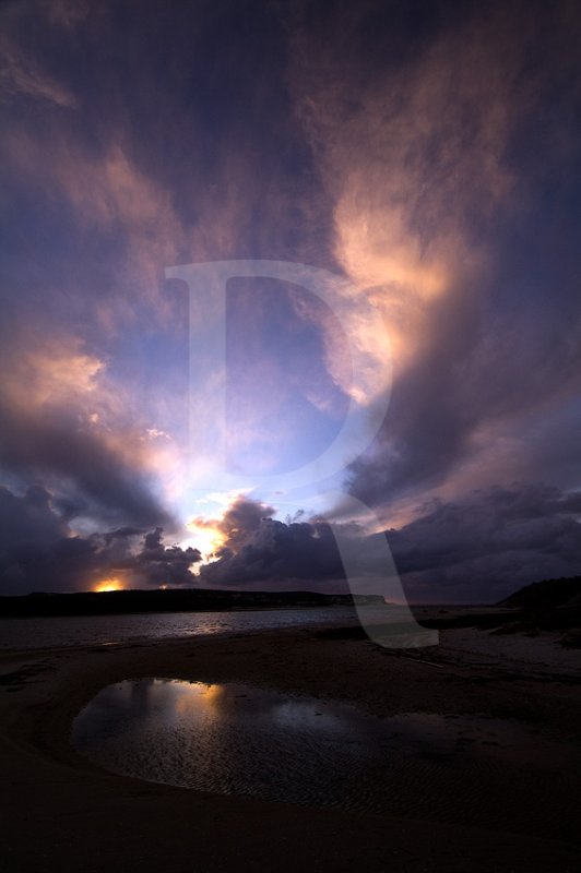 A Lagoa de bidos <br>em 30 de novembro de 2010