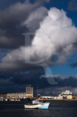 Porto de Peniche em 27 de janeiro de 2011