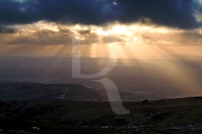 O Entardecer na Serra de Montejunto